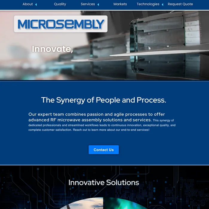 microsembly website by brandit ms