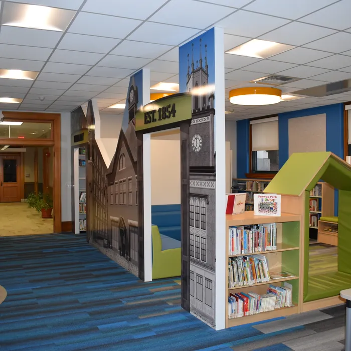 Library Children's Room Bookshelves | PLACES by Brandit