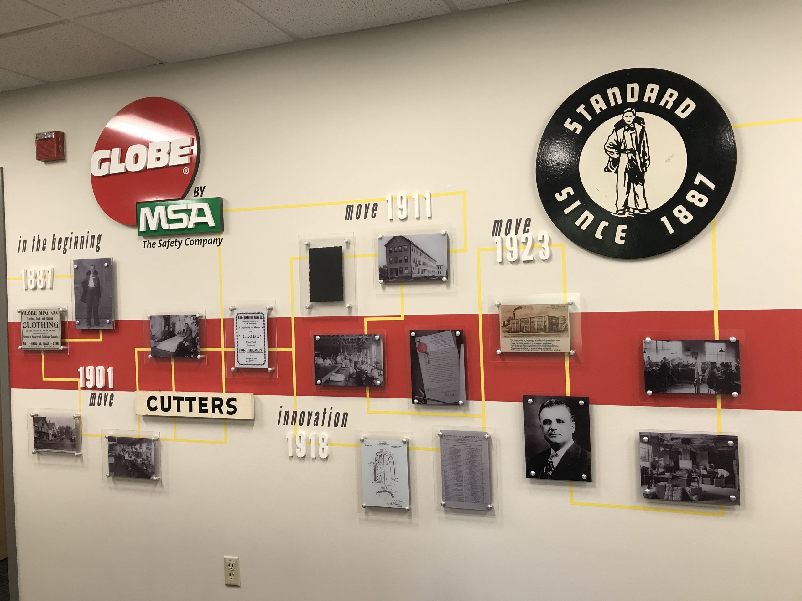 MSA Globe history mural | PLACES by Brandit
