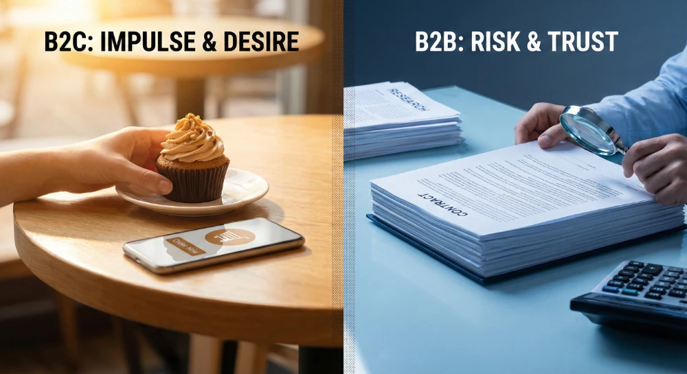 b2b vs b2c marketing examples