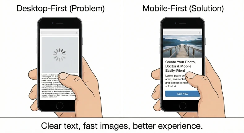 mobile first design examples