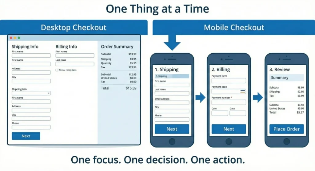 mobile first design principles