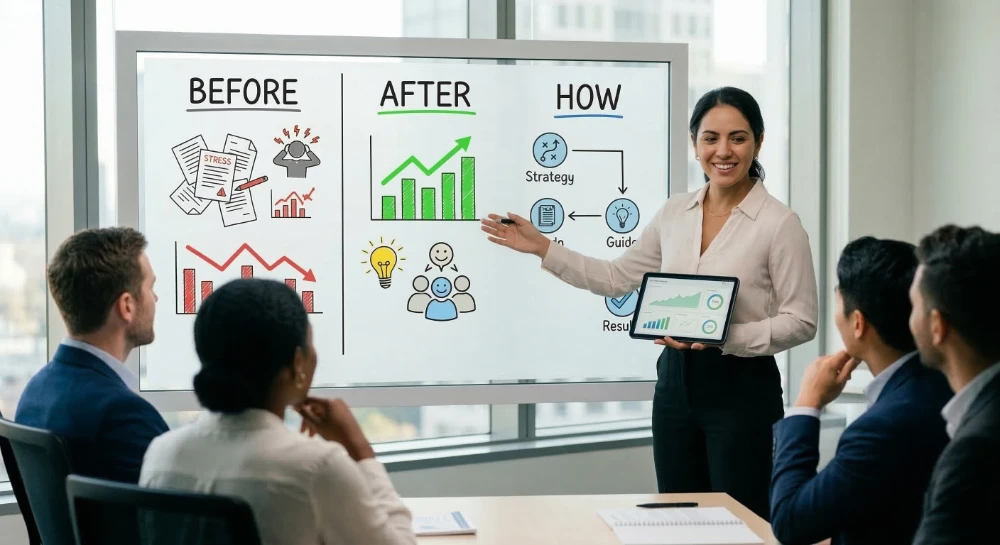 before and after case study format