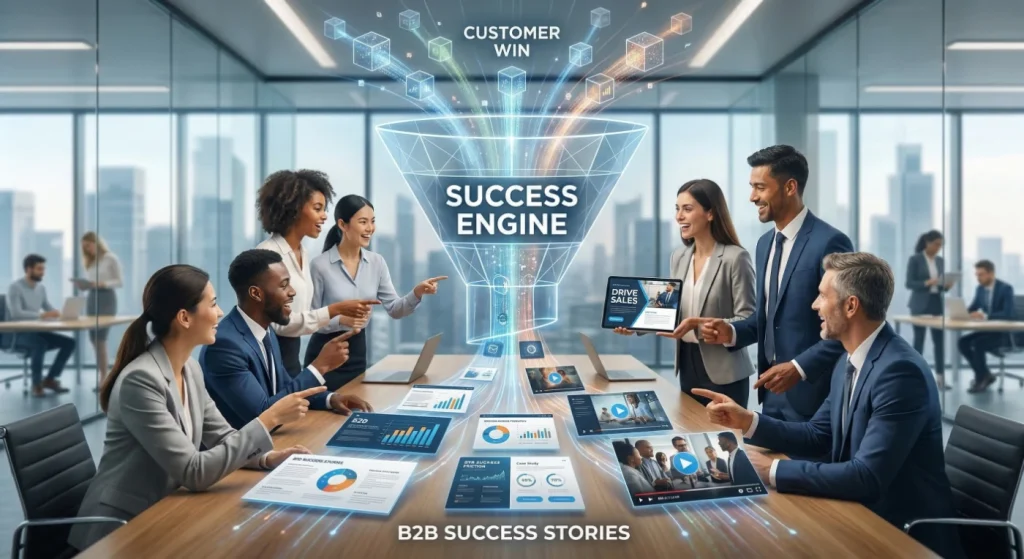 sucess engine built by client case studies