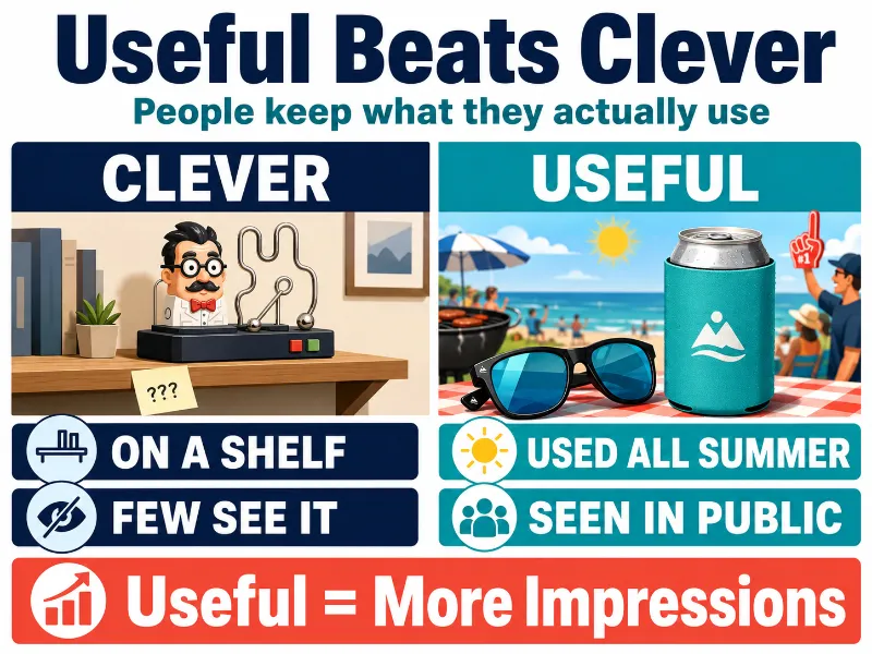 Useful beats Clever Promo