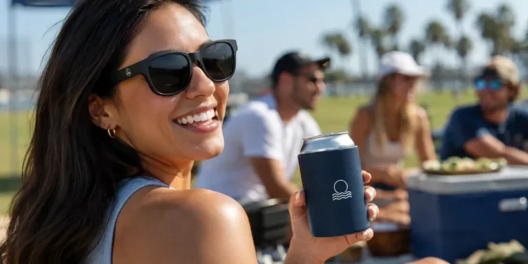 Koozie and Sunglasses Promo win Brandit